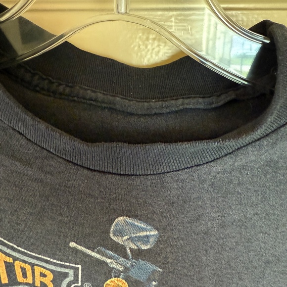 Vintage Harley Davidson Heritage Softail T-shirt 3D Emblem 1991 - Picture 2 of 4